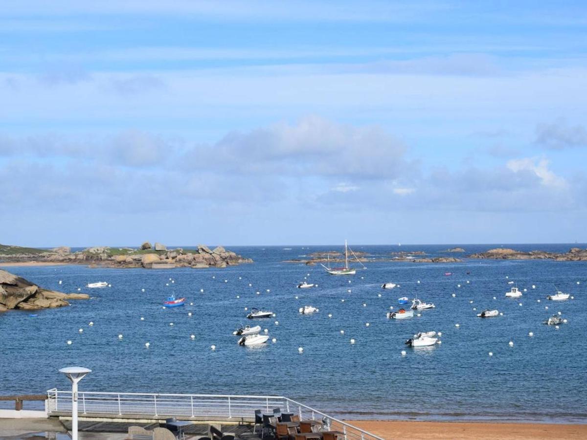 Appartement Terrasse Bord De Mer A Tregastel Avec Parking - Fr-1-368-19 ภายนอก รูปภาพ
